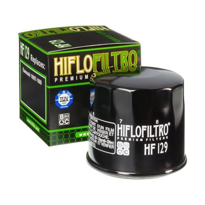 Picture of HiFlo Oil Filter Kawasaki KAF820 Mule 18-22, KAT820 Mule 22-23, KAF950 00-15, HISUN Sector 250/450/550/750, Strike 250/550  OE Ref.16097-0010, 16097-1069, P003000152000000 (Single)