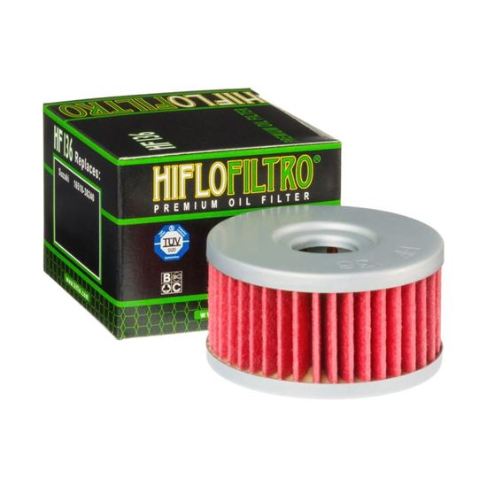 Picture of HiFlo Oil Filter Suzuki VL125 00-06, DR250 82-99, GN250 82-00, TU250 98-19, DR350 90-98 OE Ref.16510-38240 (Single)