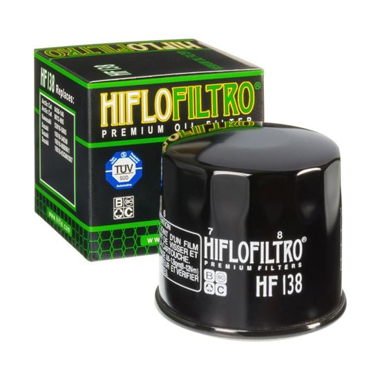 Picture of HiFlo Oil Filter Suzuki GSF600 95-04, GSXR600 92-21, GSXR750 88-21, DL1000 02-19, GSXR1000 01-21 (Small Canister) 16510-03G00, 16510-06B00, 16510-06B01, 16510-34E00, 16510-07J00 (Single)