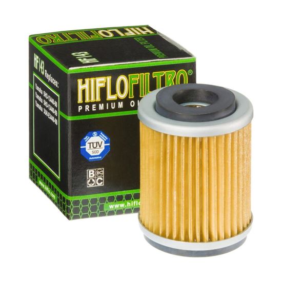 Picture of HiFlo Oil Filter Yamaha SR125 88-02, TW125 99-04, XT125 82-96, TTR225 00-04, TTR230 05-21, XT350 85-01 OE Ref.3UH-E3440-00, 5H0-13440-00, 5H0-13440-09 (Single)