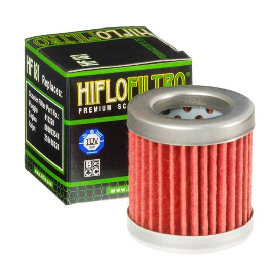 Picture of HiFlo Oil Filter Aprilia 125 Habana 99-02, Piaggio 125 Liberty 97-00, 125 Sfera FL 4T 95-97 OE Ref.410229, Italjet 125 Torpedo 98-99 OE Ref.210410229 (Single)