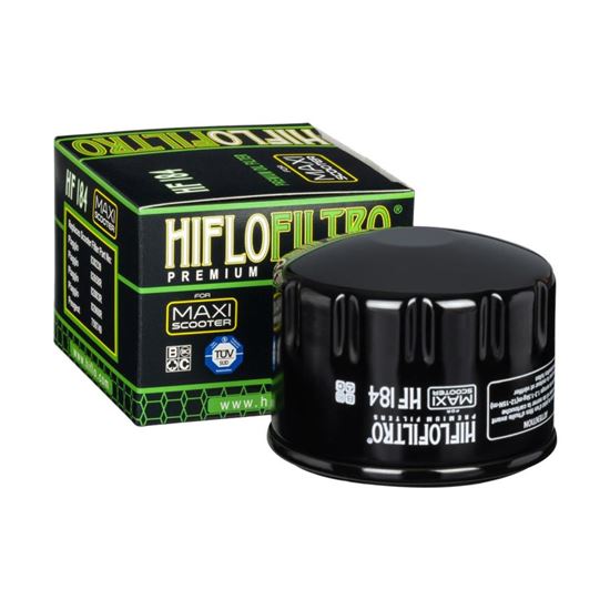 Picture of HiFlo Oil Filter Peugeot 400/500 Geopolis, Satelis 07-13 OE Ref.759749, Piaggio 400/500 Beverly 03-14, 500 MP3 07-22 OE Ref.82658R, 82883R, 82960R, 830239 (Single)