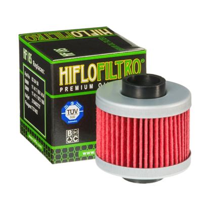 Picture of HiFlo Oil Filter BMW 125/200 C1 01-03 OE Ref.11 41 7 651 414, 11 41 7 672 166, Peugeot 125 Jet Force/Satelis 03-18, 200 Citystar 12-18 OE Ref.737492 (Single)