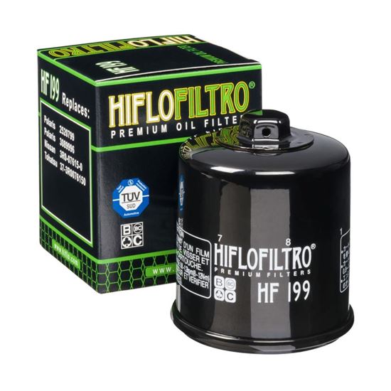 Picture of HiFlo Oil Filter Arctic Cat Wildcat XX 19-24, Indian Scout15-24 OE Ref.0812-130, Polaris 450 Sportsman 18-21, 500/550 Sportsman 12-14, 1000 Sportsman 16-21 OE Ref.2520799, 3089996 (Single)