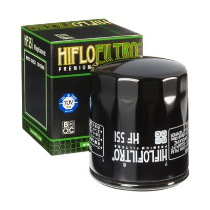 Picture of HiFlo Oil Filter Moto Guzzi 850 Breva/Griso/Norge 06-11, 1100 California 94-13, 1100 V1 98-05, 1200 Sport 06-13 OE Ref.30153000 (Single)
