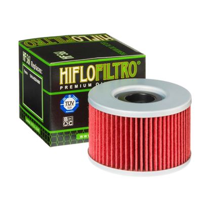 Picture of HiFlo Oil Filter Kymco 250 Venox 02-11 OE Ref.1541A-KED9-9000 (Single)