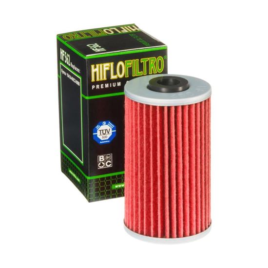 Picture of HiFlo Oil Filter Kymco 125 Venox, 125 Dink ie 06-15, 125 Grand Dink 01-11, 125i G Dink 12-16, 200 Dink 06-16 OE Ref.1541A-KKC3-9000 (Single)