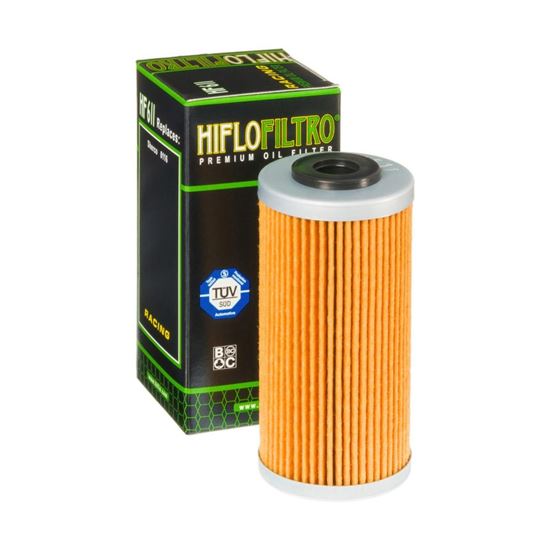 Picture of HiFlo Oil Filter BMW G450X 09-12 OE Ref.11 42 7 715 456, Husqvarna SMR449 11-12, TC449 11-14, TE449 11-14 OE Ref.7715456, Sherco 250/300/450/500 SEF-R 18-21 OE Ref.0116 (Single)