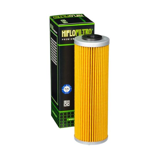 Picture of HiFlo Oil Filter KTM 790 Adventure 19-22, 890 Adventure 21-22, 1290 Super Adventure 15-22, 1290 Super Duke 16-22 OE Ref.600.38.015.000/100, 613.38.015.000/100/101/200, 835.38.005.000/001 (Single)