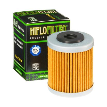 Picture of HiFlo Oil Filter KTM 690 Duke 12-19, 690 Enduro 12-22, 690 SMC R 12-22 OE Ref.750.38.046.100, 750.38.046.101 (Single)