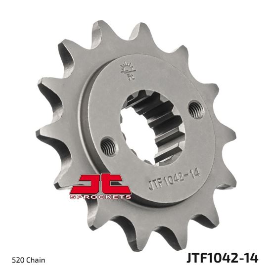 Picture of JT Front Sprocket Kymco 250 KXR/KXU 02-13, 250 MXU 05-15, 300 Maxxer 05-16 (1042-14) (Single)