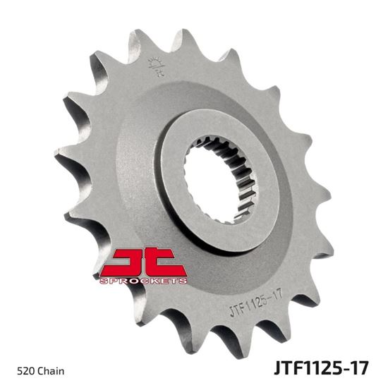 Picture of JT Front Sprocket Aprilia 600 Tuareg SPX 88-90, 600 Tuareg Wind 90-92, 600 Pegaso 90,92-93 (1125-17) (Single)