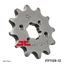 Picture of JT Front Sprocket Derbi GPR50R 00-06, Senda 50 01-03, Gilera GP50 02-03, Zulu 50 01-02 (1129-12) (Single)