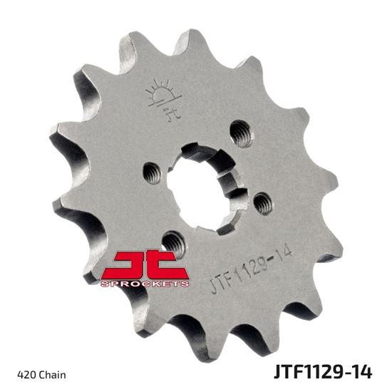 Picture of JT Front Sprocket Derbi Senda 50 SM X-treme, X-Race, DRD 00-05  (1129-14) (Single)