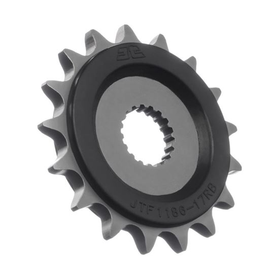 Picture of JT Front Sprocket Triumph 1200 Bonneville T120 16-22, 1200 Bonneville Boober 17-23 (Rubber Cushioned) (1186-17) (Single)
