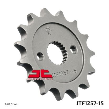 Picture of JT Front Sprocket Honda CR80R 88-02, CR85R 03-07 (428 Chain Conversion)  (1257-15) (Single)
