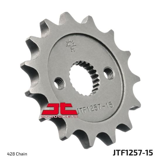 Picture of JT Front Sprocket Honda CR80R 88-02, CR85R 03-07 (428 Chain Conversion)  (1257-15) (Single)