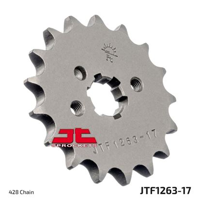 Picture of JT Front Sprocket Yamaha FZR250 Fazer, Genensis, EXUP (1263-17) (Single)