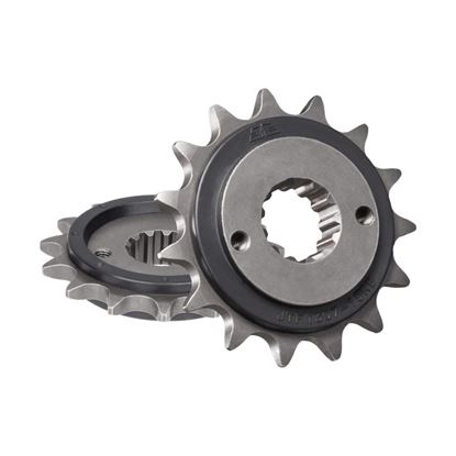 Picture of JT Front Sprocket Kawasaki ZX-6RR 03-06, ZX-6R 02-06 (Rubber Cushioned) (1307-15) (Single)