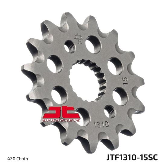 Picture of JT Front Sprocket Honda CRF150R 07-22 (Self Cleaning) (1310-15) (Single)