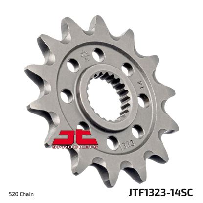 Picture of JT Front Sprocket Honda CRF250X 04-17 (Self Cleaning) (1323-14) (Single)