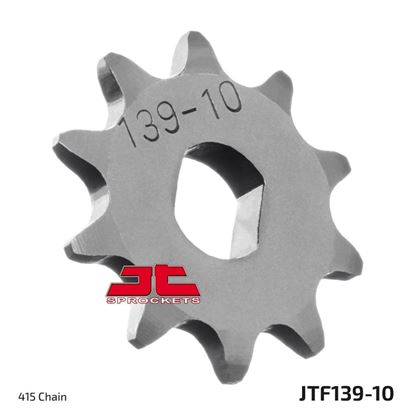 Picture of JT Front Sprocket Minerelli Style Flat Top & Bottom (139-10) (Single)