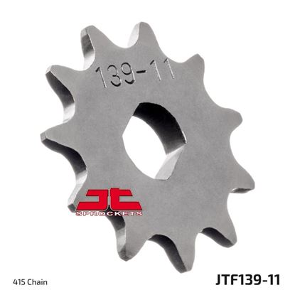 Picture of JT Front Sprocket Minerelli Style Flat Top & Bottom (139-11) (Single)