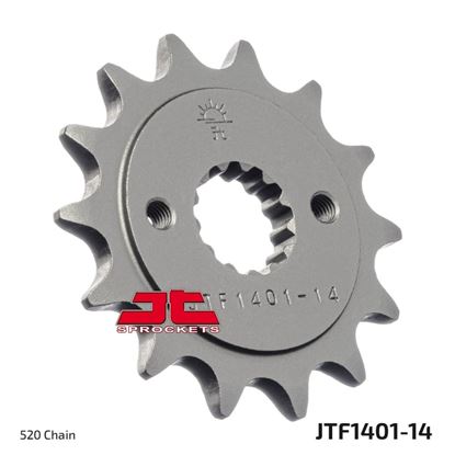 Picture of JT Front Sprocket Kawasaki KSF400 03-06, Suzuki LT-Z400K/L 03-13, LTR450K/L 06-10 (1401-14) (Single)