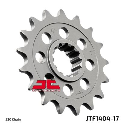 Picture of JT Front Sprocket BMW S1000R 13-22, S1000RR 09-22, S1000XR 14-22 (520 Conversion) (1404-17) (Single)