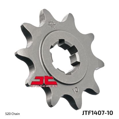 Picture of JT Front Sprocket Suzuki LT80 89-06, Kawasaki KSF80 03-06 (1407-10) (Single)