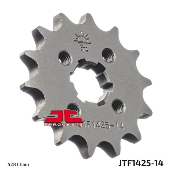 Picture of JT Front Sprocket Suzuki B120 71-77, GSXR125 17-23 (1425-14) (Single)