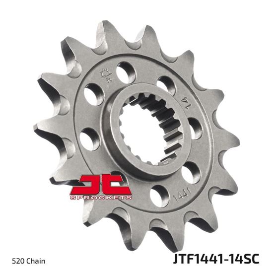 Picture of JT Front Sprocket Suzuki RMZ450 05-07 (Self Cleaning) (1441-14) (Single)