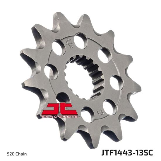 Picture of JT Front Sprocket Suzuki RMZ450 13-22 (Self Cleaning) (1443-13) (Single)