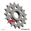 Picture of JT Front Sprocket Suzuki GSXR1000 17-22 (520 Conversion)  (1444-17) (Single)