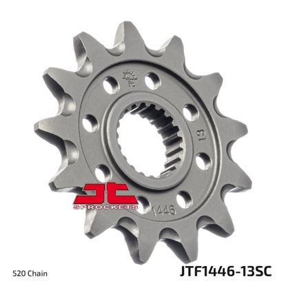 Picture of JT Front Sprocket Kawsaki KX250F 06-17, KX252F 18-23 (Self Cleaning) (1446-13) (Single)