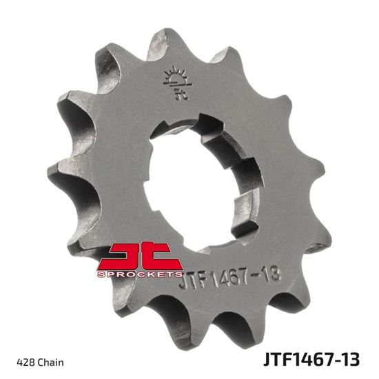 Picture of JT Front Sprocket Suzuki TC100 72-77 (1467-13) (Single)