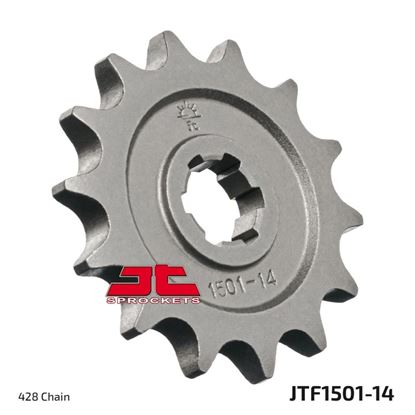Picture of JT Front Sprocket Kawasaki KLX140A 08-21 (1501-14) (Single)