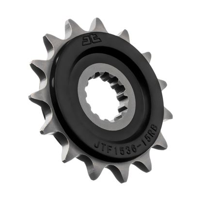 Picture of JT Front Sprocket Kawasaki ZX-6R 19-23 (Rubber Cushioned) (1536-15) (Single)
