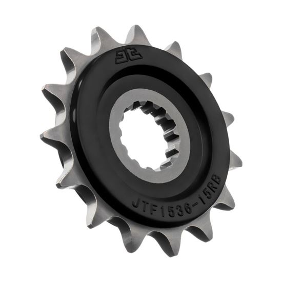 Picture of JT Front Sprocket Kawasaki ZX-6R 19-23 (Rubber Cushioned) (1536-15) (Single)