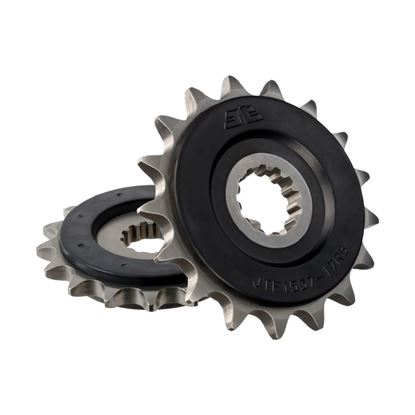 Picture of JT Front Sprocket Kawasaki KLV1000 04-06, ZX-10R 04-19, ZX-10RR 17-23 (Rubber Cushioned) (1537-17) (Single)