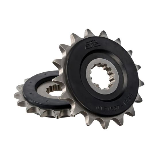 Picture of JT Front Sprocket Kawasaki KLV1000 04-06, ZX-10R 04-19, ZX-10RR 17-23 (Rubber Cushioned) (1537-17) (Single)