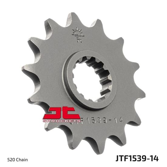 Picture of JT Front Sprocket Kawasaki KLX230R 20, KLX230 20-22, EX250 Ninja 08-12, EX300 Ninja 13-18 (1539-14) (Single)