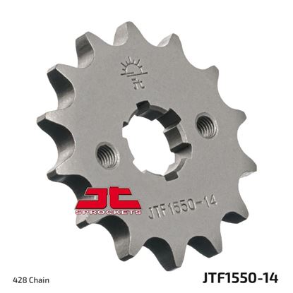 Picture of JT Front Sprocket Yamaha MT125 15-23, YZF-R125 08-22, Rieju 125 Marathon 09-20 (1550-14) (Single)