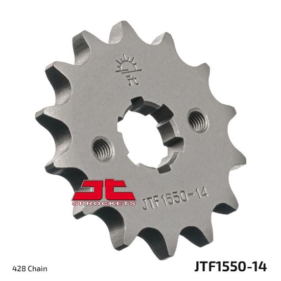 Picture of JT Front Sprocket Yamaha MT125 15-23, YZF-R125 08-22, Rieju 125 Marathon 09-20 (1550-14) (Single)