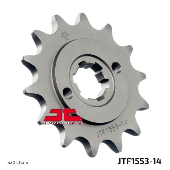 Picture of JT Front Sprocket Yamaha SRX250 87 (1553-14) (Single)