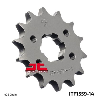 Picture of JT Front Sprocket Yamaha TW125 99-04, YS125 17-19, TW200 95-21  (1559-14) (Single)