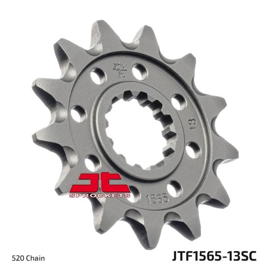 Picture of JT Front Sprocket Kawasaki KX450F 06-23, KLX450R 08-21 (Self Cleaning) (1565-13) (Single)