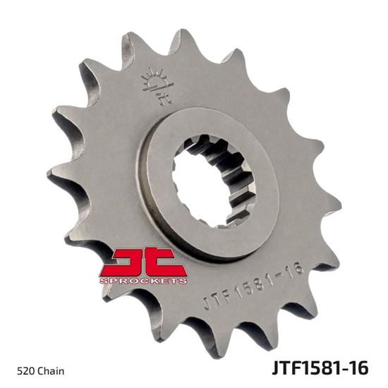 Picture of JT Front Sprocket Yamaha FZ6 04-09, YZF-R6 99-20 (520 Conversion)  (1581-16) (Single)