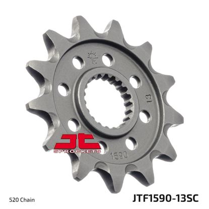 Picture of JT Front Sprocket Yamaha YZ125 05-22, WR250F 01-23, YZ250F 01-23 (Self Cleaning) (1590-13) (Single)