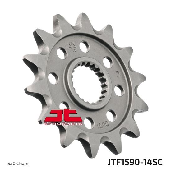 Picture of JT Front Sprocket Yamaha WR250F (Off Road Version) 10-14 (Self Cleaning) (1590-14) (Single)